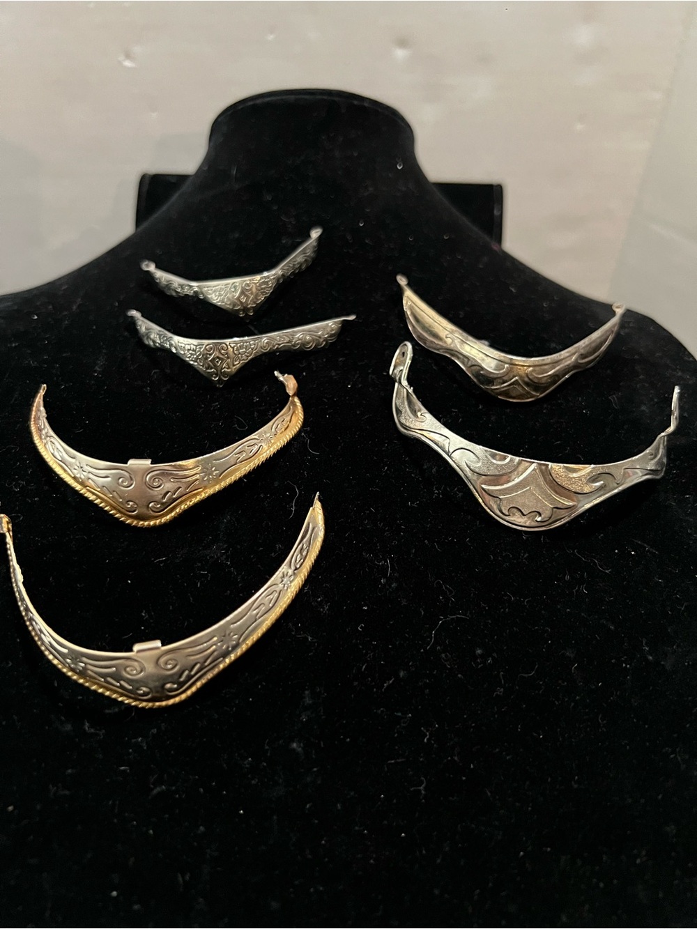Western Floral scrolled heel caps bundle